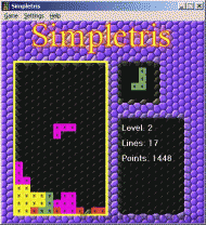 Simpletris screenshot